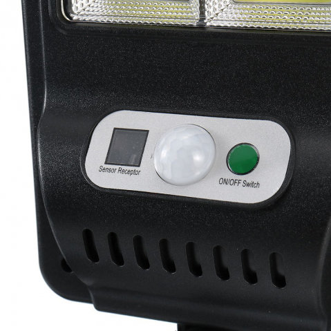 set 4 x Lampa solara LED, 40W, cu panou solar, 160 LED COB, senzor de miscare, 3 moduri de iluminare, telecomanda [8]