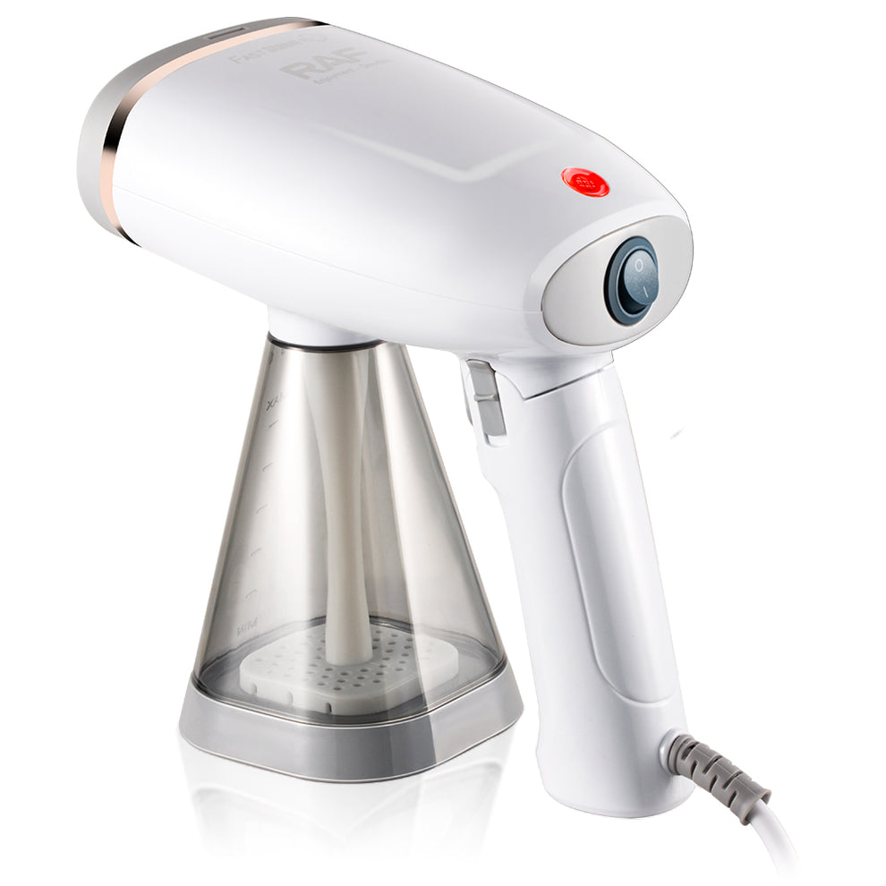 Aparat de Călcat Vertical cu Aburi 1100W, 110V, Rezervor Apă 240 ml, Model Portabil de Voiaj, Încălzire Rapidă și Abur Continuu pentru Îndepărtarea Cutelor [2]