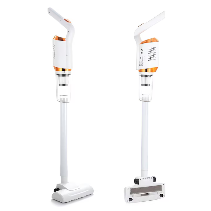 Aspirator Vertical Fără Fir 2 în 1, 8500 Pa, 5 Atașamente, Filtru HEPA, Recipient Colectare, Curățare Ușoară, 113x21 cm [6]