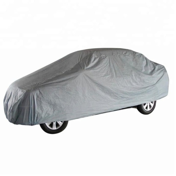 Prelată auto impermeabilă 540x175x120 cm, PP netesut cu protecție UV, fixare cu benzi elastice și curele, geantă inclusă, gri [9]