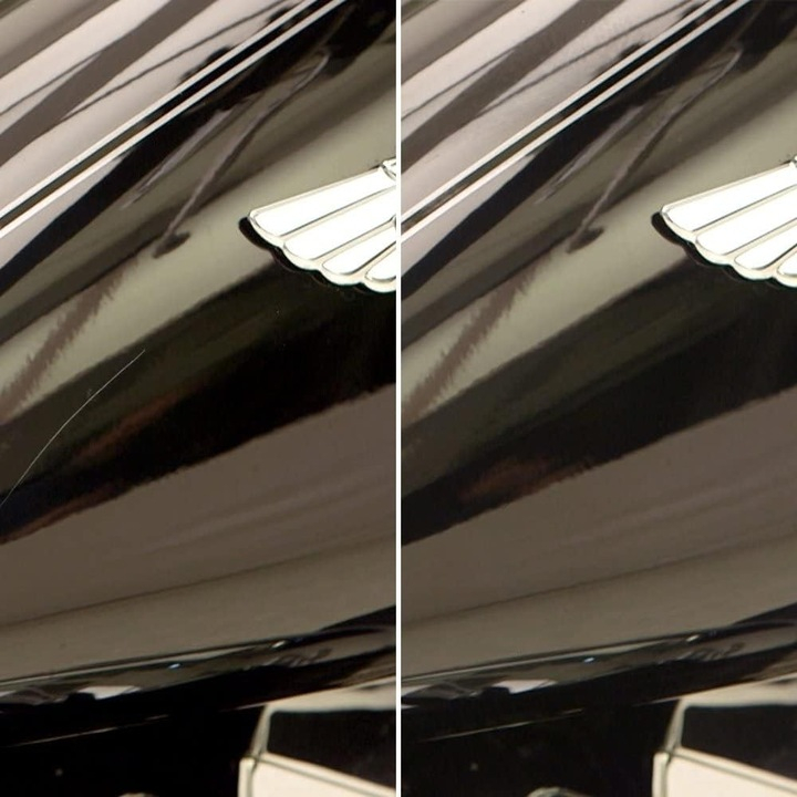 Soluție Profesională pentru Îndepărtarea Zgârieturilor Auto, Efect Vizibil în 20 Secunde, Compatibilă cu Toate Tipurile de Vopsea, Aplicare Ușoară, Include Burete Aplicator [8]