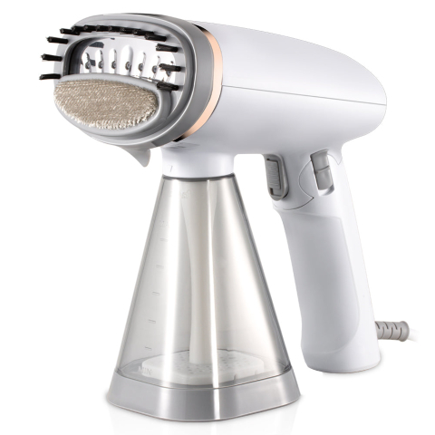 Aparat de Călcat Vertical cu Aburi 1100W, 110V, Rezervor Apă 240 ml, Model Portabil de Voiaj, Încălzire Rapidă și Abur Continuu pentru Îndepărtarea Cutelor [2]