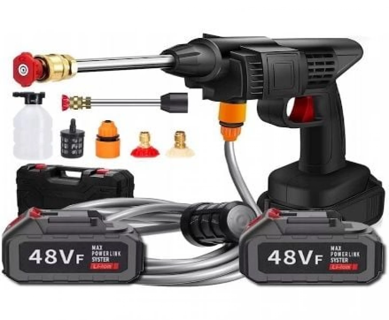 Scule Electrice si Unelte - https://www.deals21.ro/continut/produse/423/1500/aparat-de-spalat-cu-presiune-portabil-fara-fir-500w-30-bar-3l-min-48v-duze-multiple-furtun-5m-negru-cu-accesorii_4184.webp