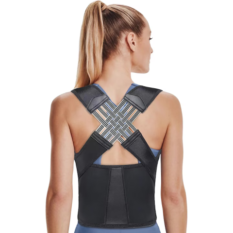 Produse medicale - Corset Corector de Postură Medical, Suport Ortopedic pentru Spate, Mărime XL, Reglabil și Confortabil pentru Uz Zilnic, Design Stabil Culoare Negru