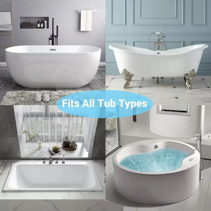 Perna pentru cadă cu 6 ventuze, Suport ergonomic pentru gât și umeri, Material 4D Air-Mesh, 43x43 cm, Alb, Anti-alunecare [5]