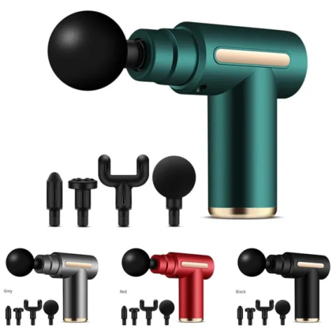 Produse medicale - Pistol de Masaj Portabil pentru Țesuturi Profunde, Masaj pentru Față, Spate, Gât și Corp, Ameliorarea Durerilor Musculare, Design Ergonomic pentru Relaxare și Recuperare