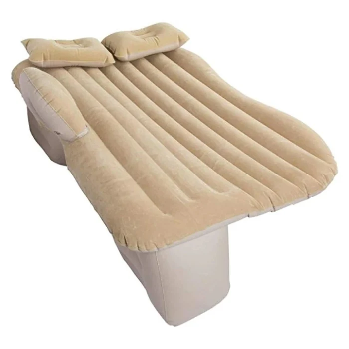 Saltea Gonflabilă Auto 130x80 cm – Pat pentru Mașină cu 2 Perne, Pompă Electrică și Accesorii Incluse [4]