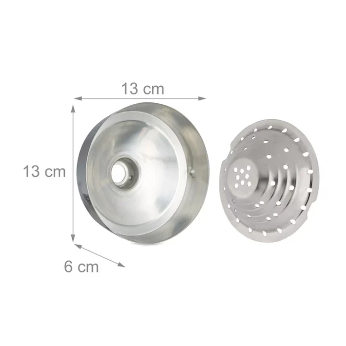 Storcător Presă Manuală pentru Fructe și Citrice, Fontă și Inox, Efect de Pârghie, 70,5 cm, 6,2 kg, Argintiu/Negru [5]