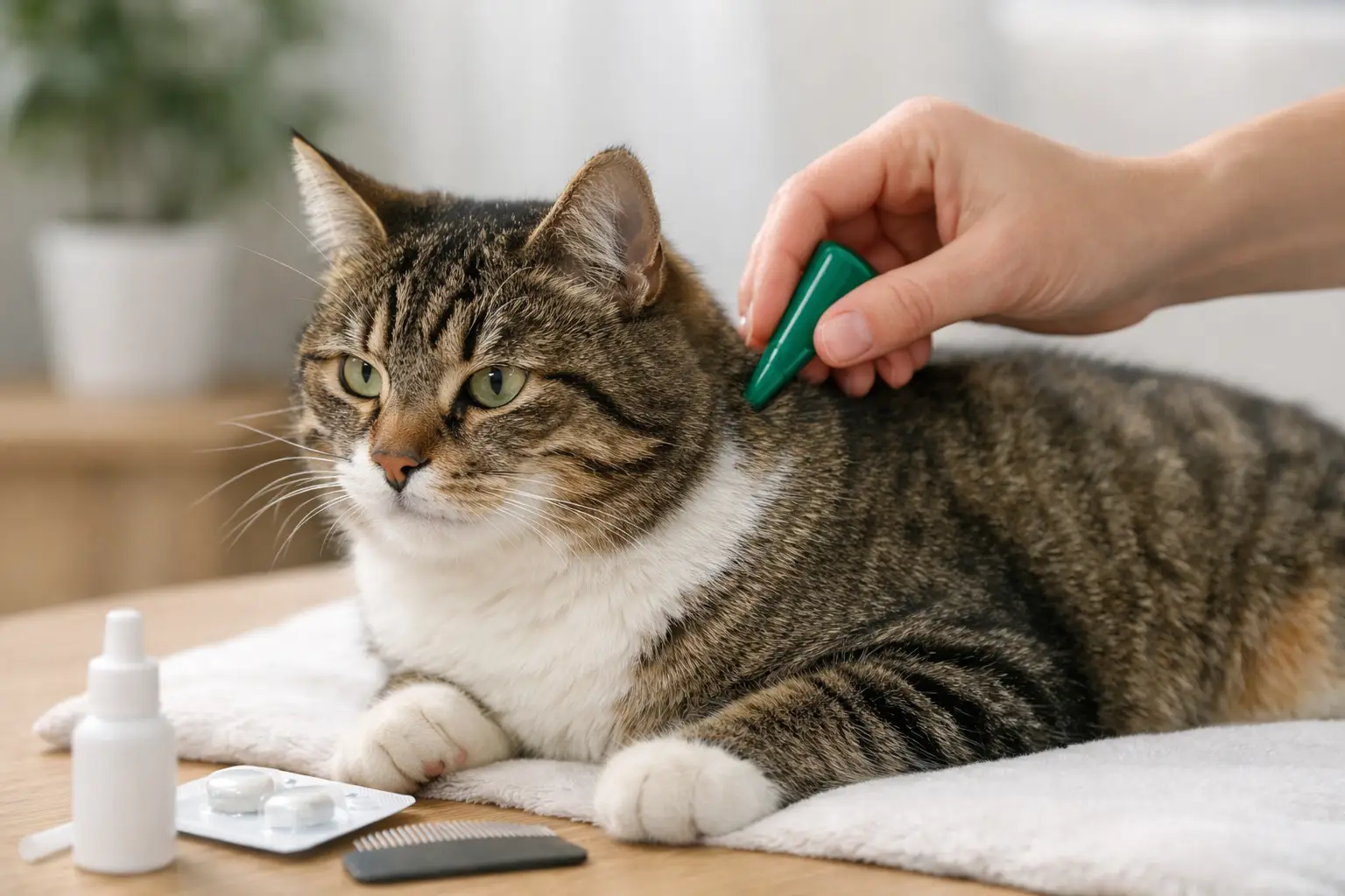 Cum administrezi antiparazitare la pisici