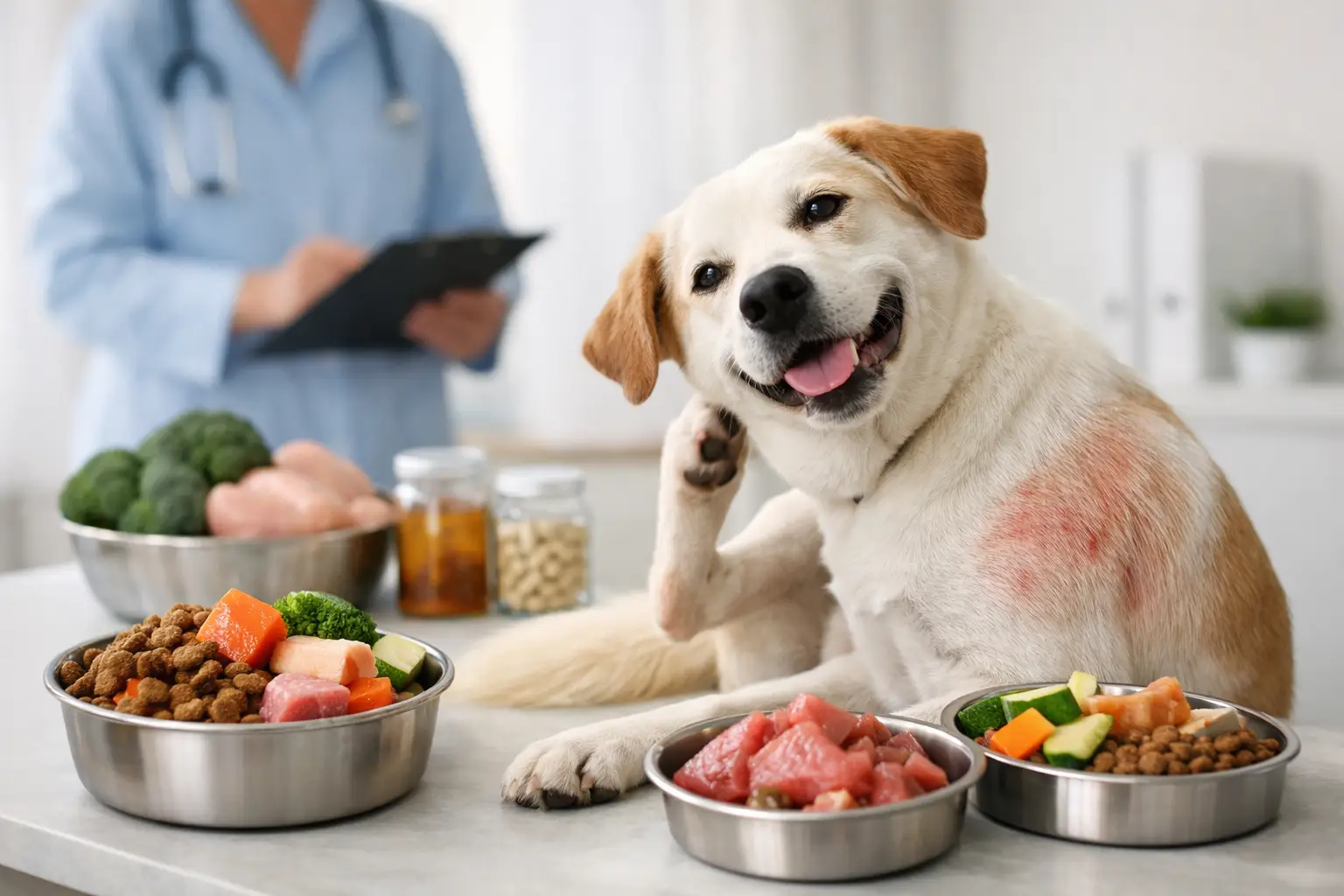 Dieta veterinara dermatologica caini: cum alegi