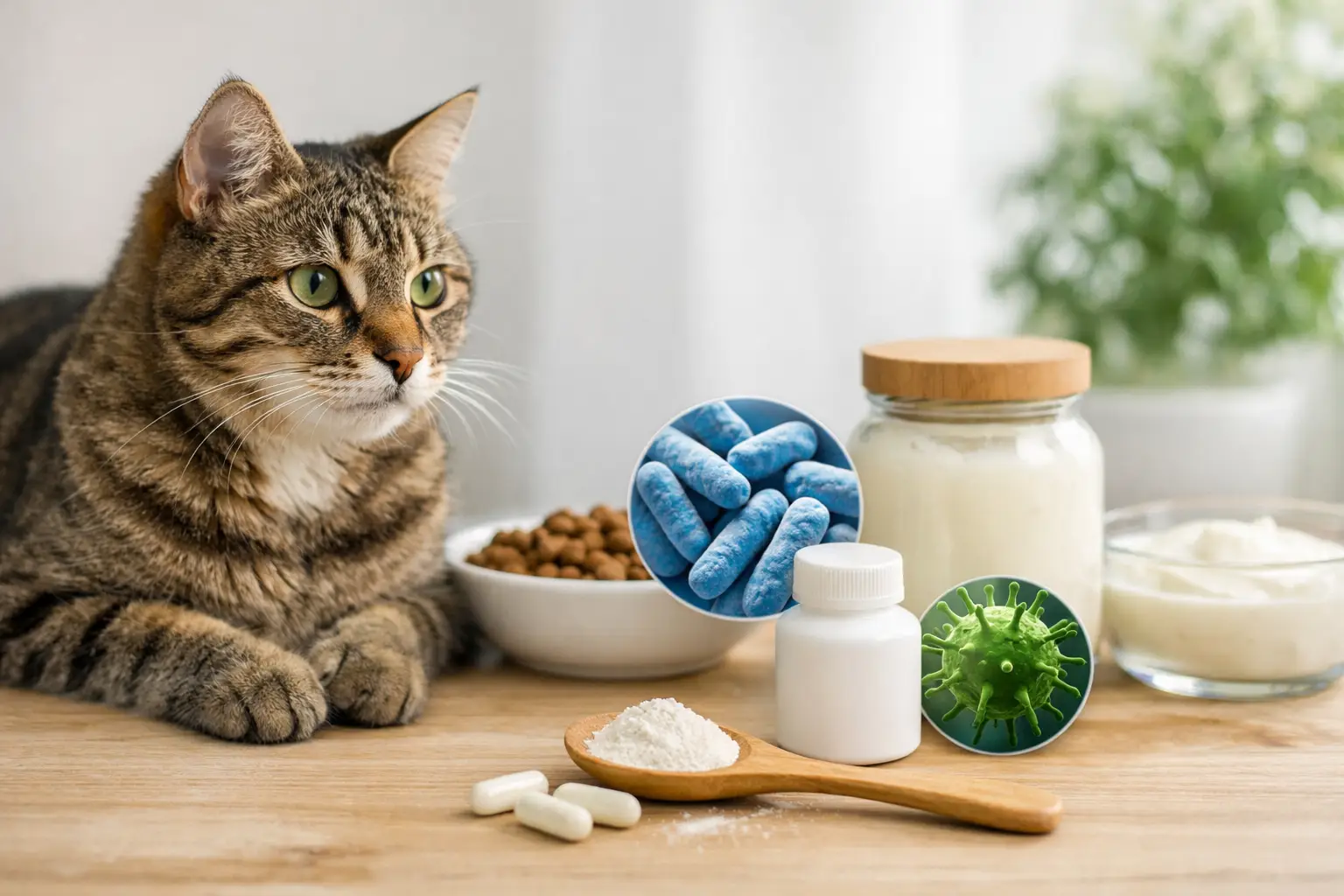 Probiotice pentru pisici digestive: cum alegi