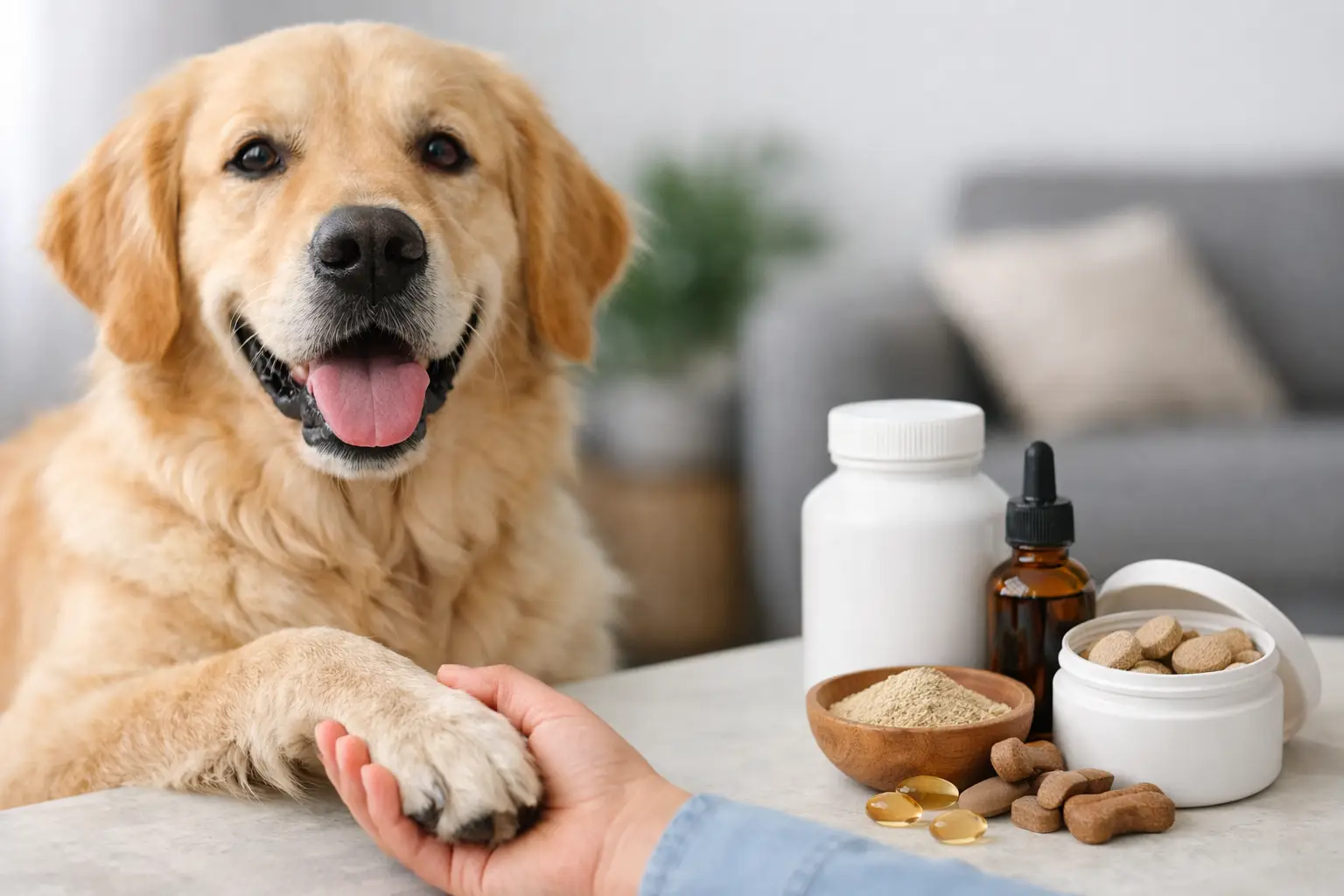 Suplimente articulatii pentru caini: cum alegi