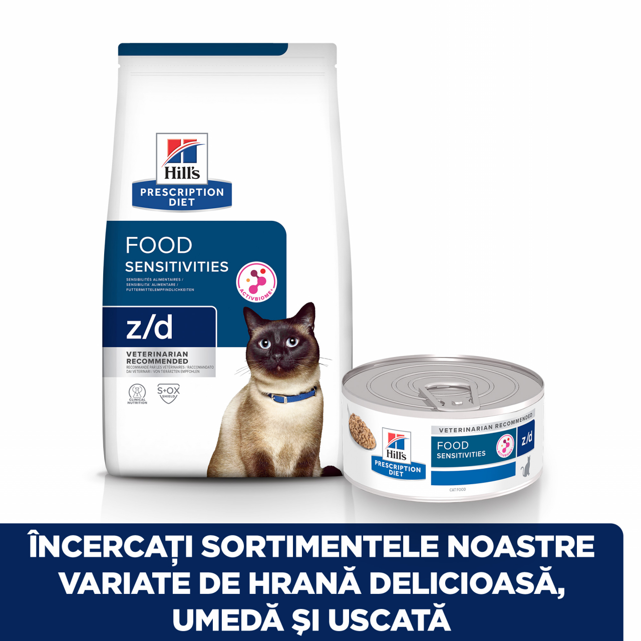 1.5 kg Hill's PD Feline Z/D, hrană uscată dietă veterinară pentru pisici cu probleme dermatologice [9]