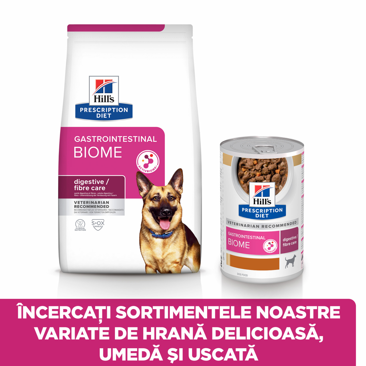 10 kg Hill's PD Canine Gastrointestinal Biome, hrană uscată dietă veterinară pentru câini cu probleme digestive [3]