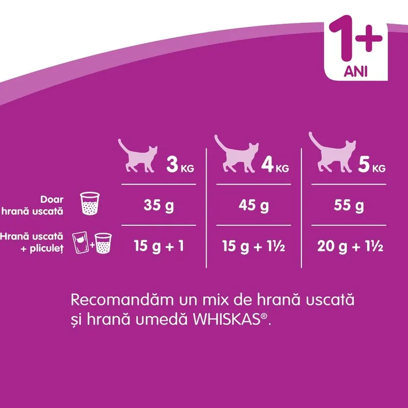 14 kg WHISKAS Hrană uscată pentru pisici 1+ Sterilă cu pui [3]
