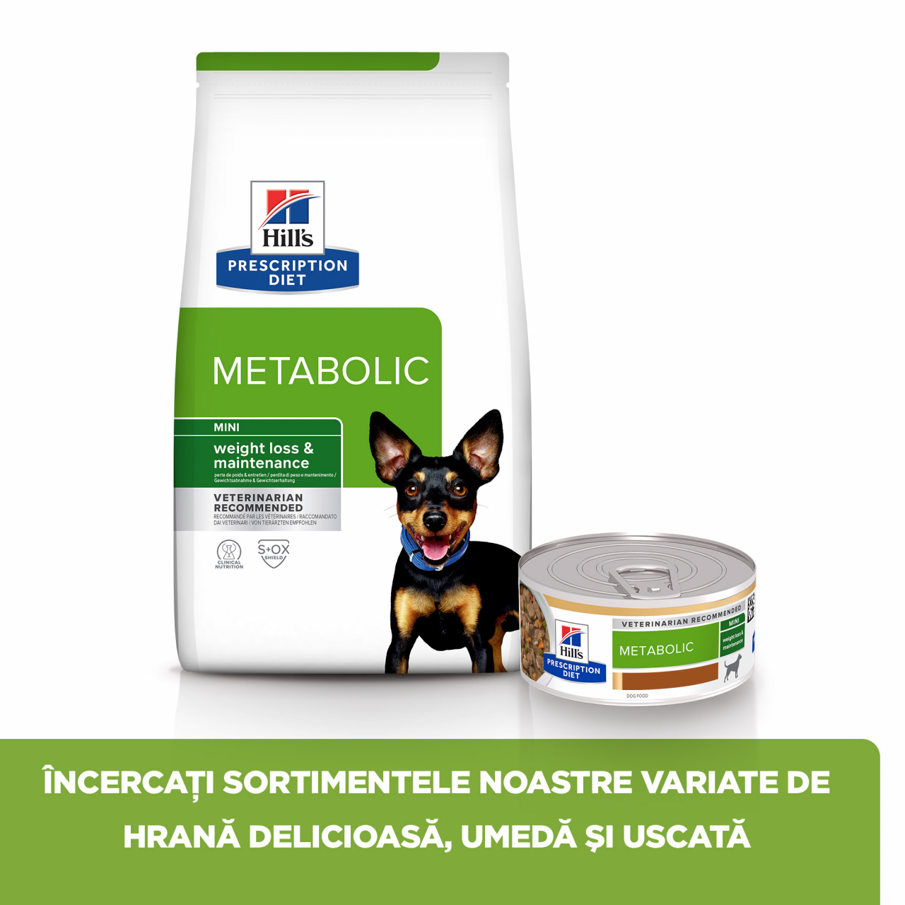 156g Hill's PD Canine Metabolic Chicken & Vegetable Stew, hrană umedă pentru câini cu probleme de greutate [4]