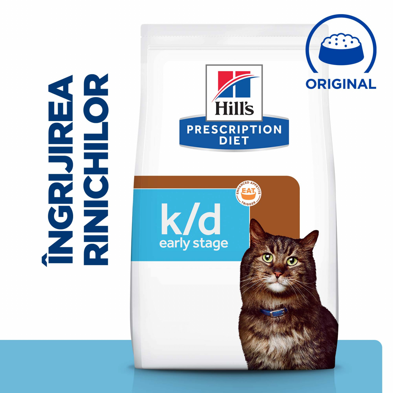 3kg Hill's PD Feline K/D Early Stage, hrană uscată dietă veterinară pentru pisici cu probleme renale [5]
