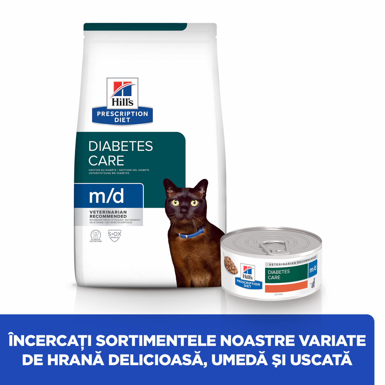 3kg Hill's PD Feline M/D, hrana dieta veterinara pentru pisici, pret special cu livrare gratuita [10]