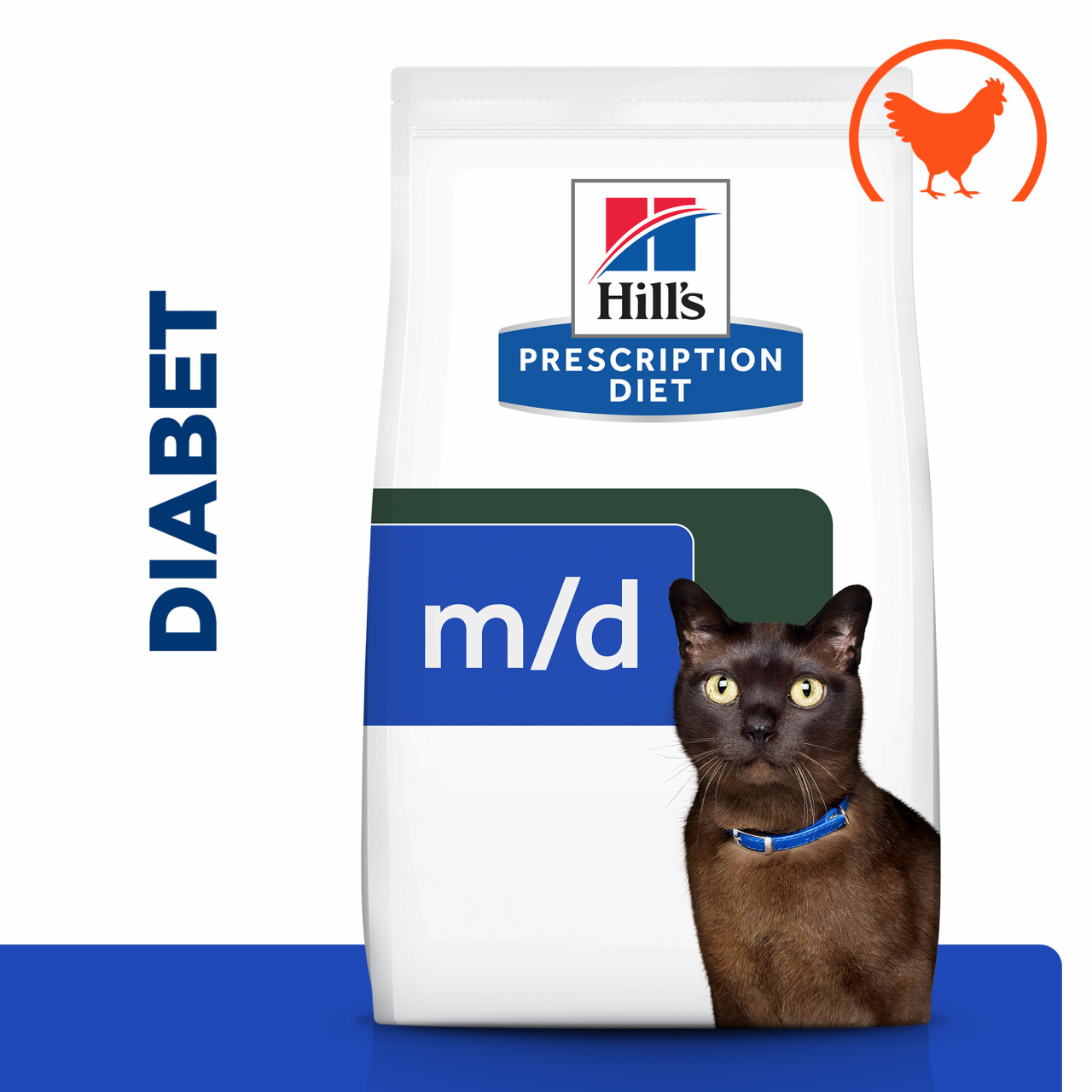 3kg Hill's PD Feline M/D, hrana dieta veterinara pentru pisici, pret special cu livrare gratuita [3]