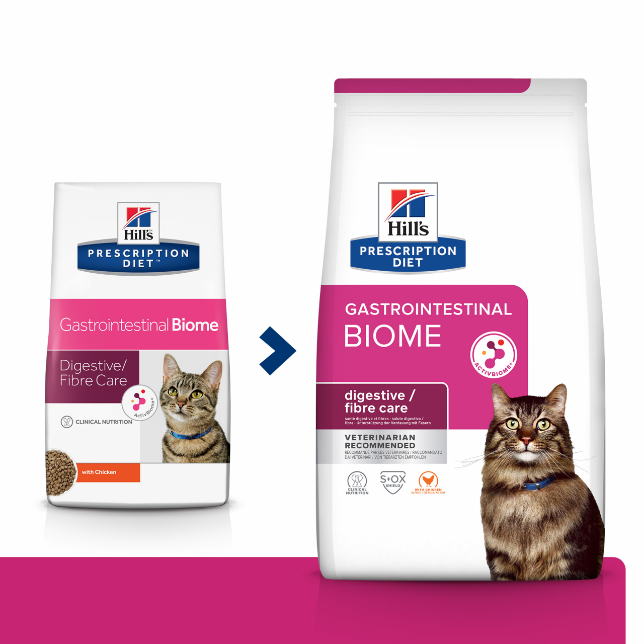 3kg Hill’s PD Gastrointestinal Biome, hrană uscată dietă veterinară pentru pisici cu probleme intestinale [9]