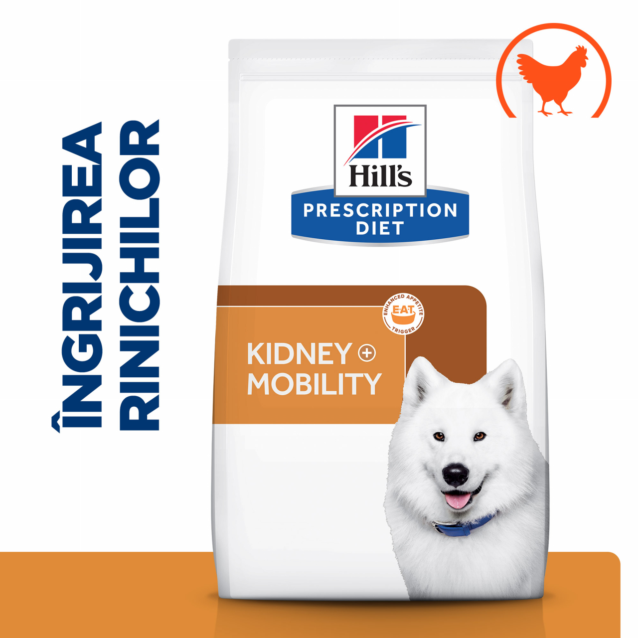 4 kg Hill's PD Canine K/D + Mobility, hrană uscată dietă veterinară pentru câini cu afecțiuni renale si articulare [3]