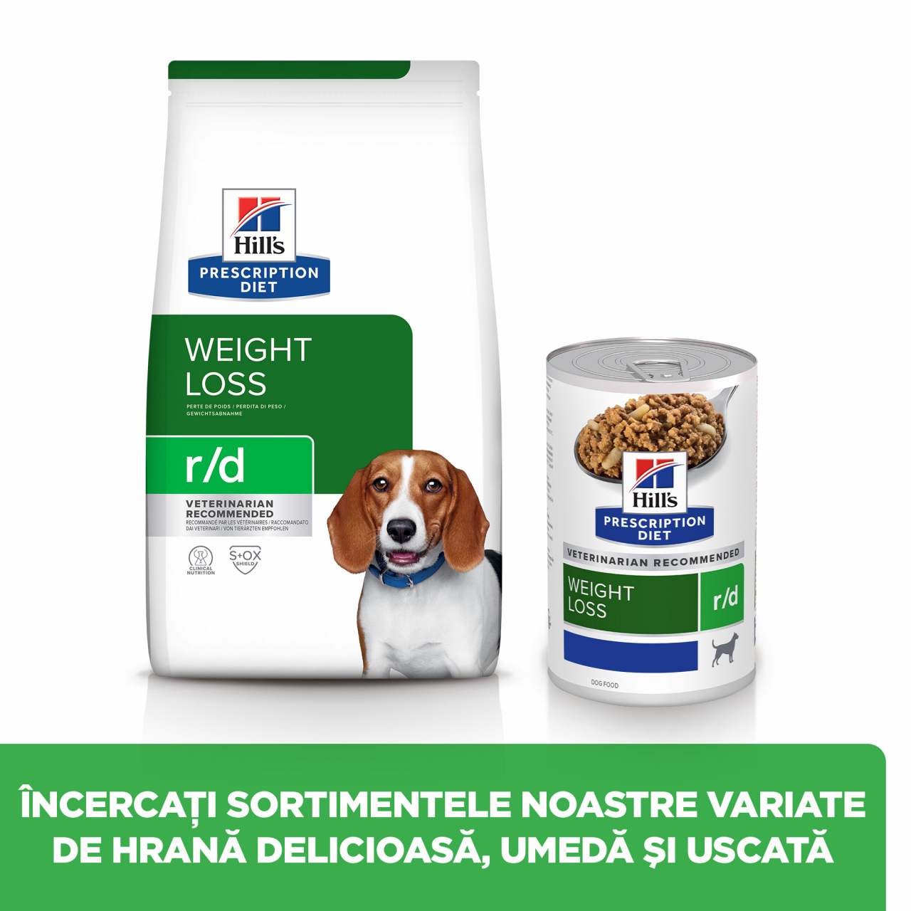 4kg Hill's PD Canine R/D, hrană uscată pentru câini cu probleme de greutate [3]