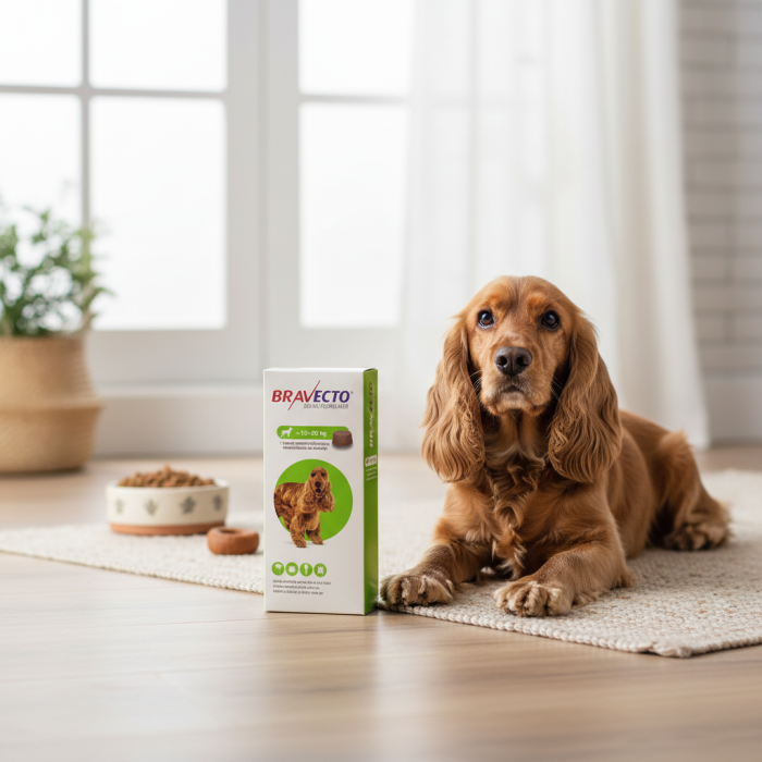 Bravecto 10-20 kg, serviciu veterinar deparazitare externă pentru câini [2]