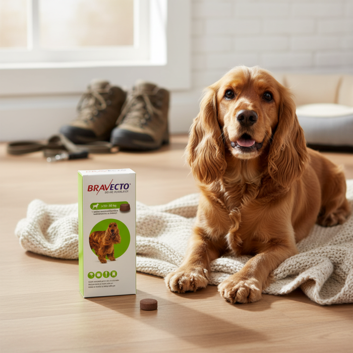 Bravecto 10-20 kg, serviciu veterinar deparazitare externă pentru câini [3]
