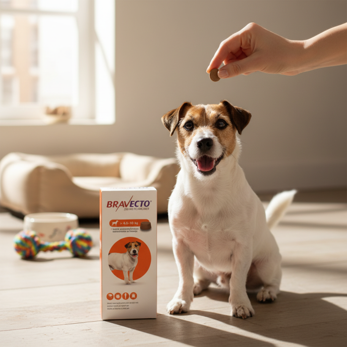 Bravecto 4.5 - 10 kg, serviciu veterinar deparazitare externă pentru câini [3]