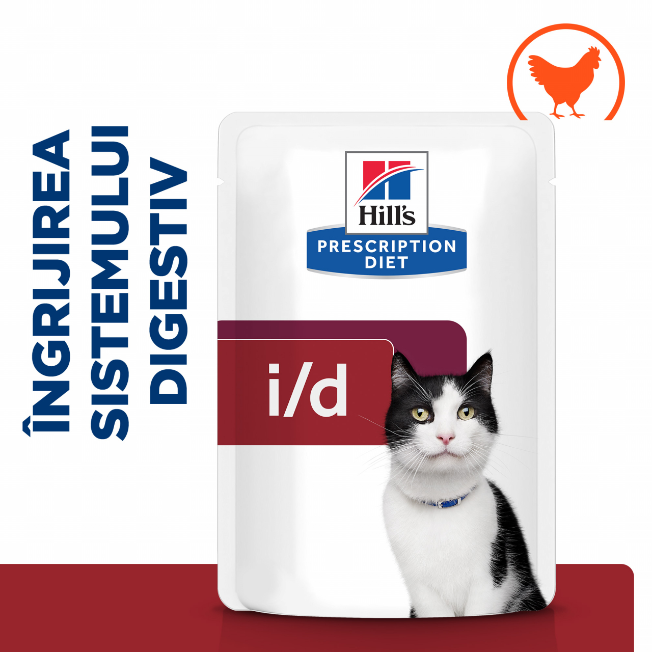 Hill's PD Feline I/D Chicken 85 g (plic) [2]