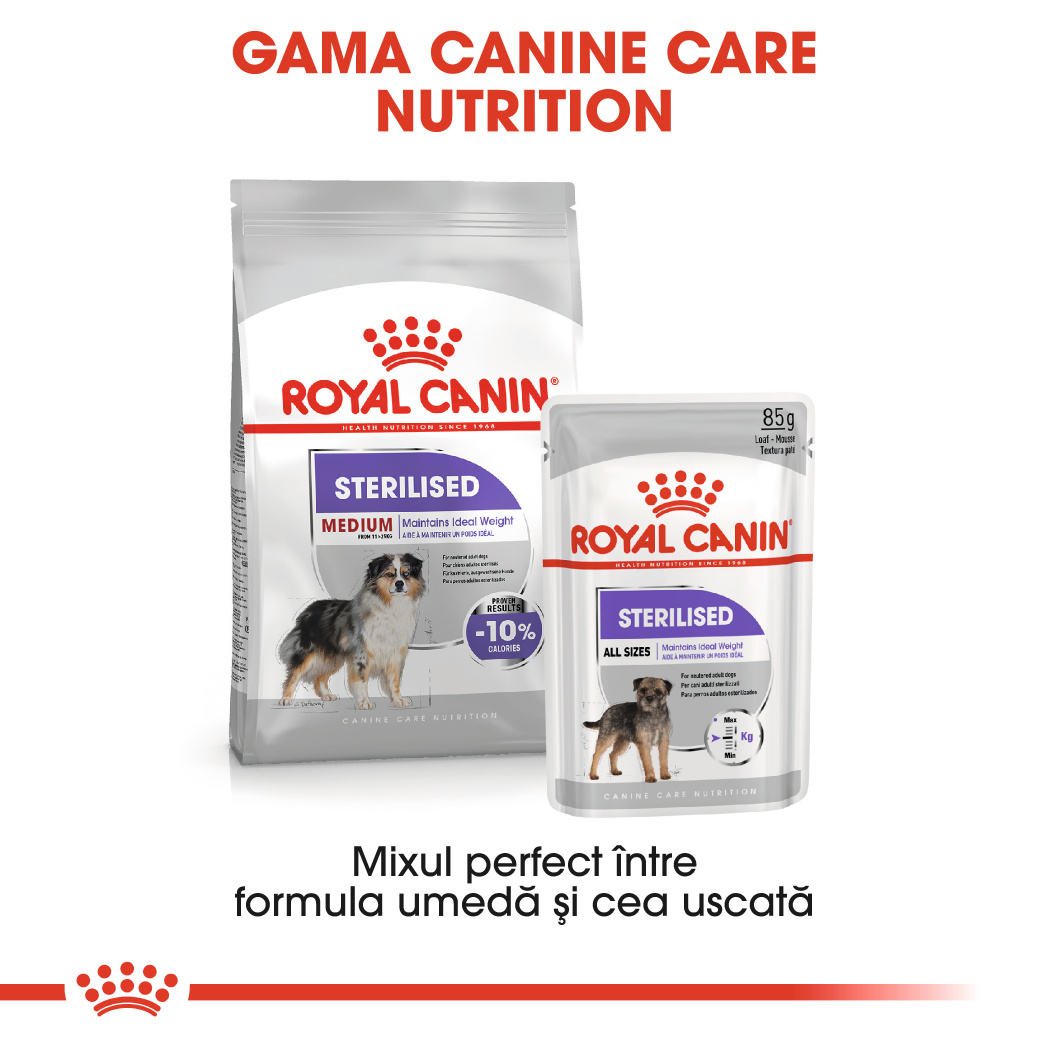 Royal Canin Medium Sterilised Adult hrana uscata caine sterilizat, 12 kg [7]