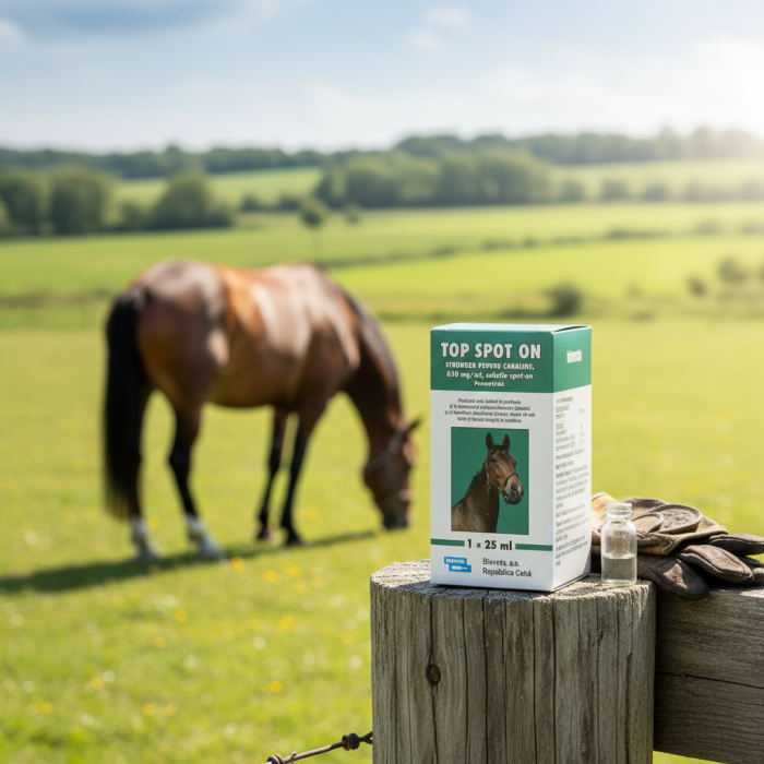 Top Spot-On Stronger for Horses 25 ml, antiparazitar cai pentru căpușe, țânțari și tăuni [2]