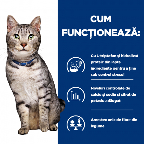 1.5kg Hill's PD Feline C/D Stress + Metabolic, hrană uscată dietă veterinară pentru pisici cu probleme urinare [8]