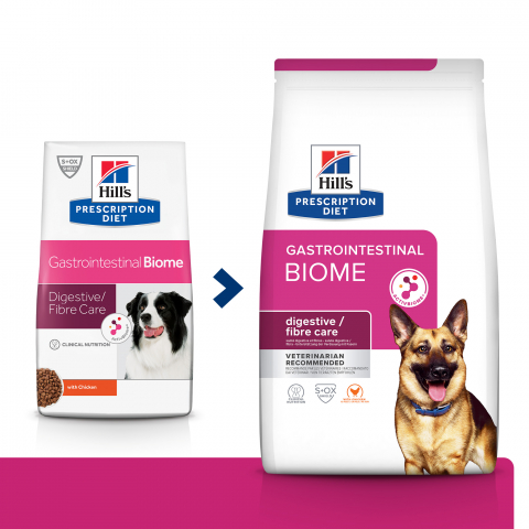 10 kg Hill's PD Canine Gastrointestinal Biome, hrană uscată dietă veterinară pentru câini cu probleme digestive [3]