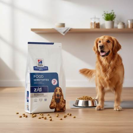 10kg Hills PD z/d Canine , hrană uscată dietă veterinară hipoalergenică pentru câini [1]