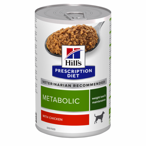 Produse - 370g Hill’s PD Metabolic Weight Management, hrană umedă dietă veterinară pentru caini cu probleme de greutate