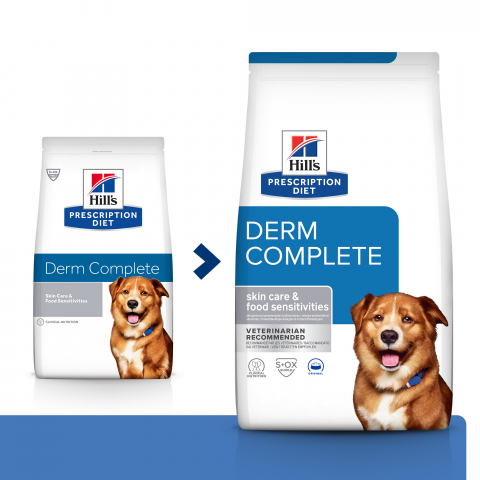 4 kg Hill's PD Canine Derm Complete, hrana dietetica pentru caini cu probleme dermatologice [2]