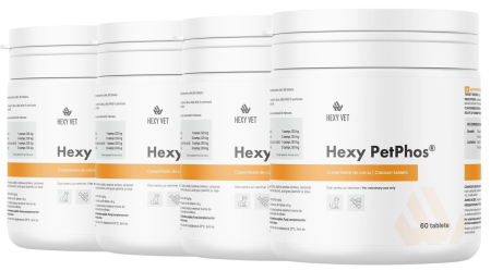 PROMOȚII - 4 x HEXY PET PHOS 60 tablete