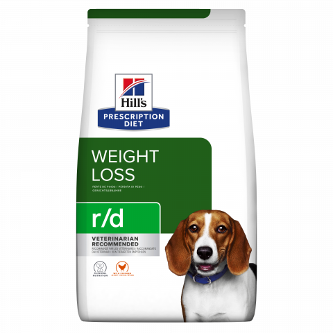 Produse - 4kg Hill's PD Canine R/D, hrană uscată pentru câini cu probleme de greutate