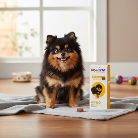 Bravecto 2 - 4.5 kg, serviciu veterinar deparazitare externă pentru câini cu greutate cuprinsa intre 2 si 4.5 kg [2]