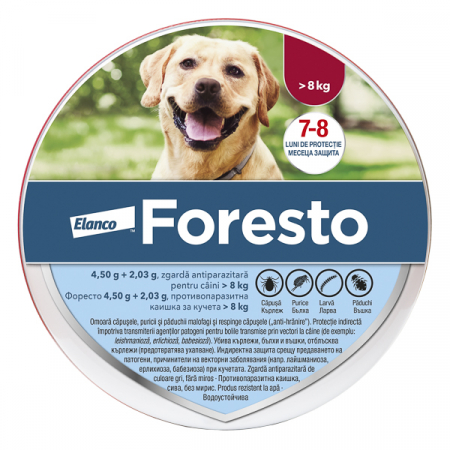 PROMOȚII - Foresto L, deparazitare externă pentru câini peste 8kg , 70cm