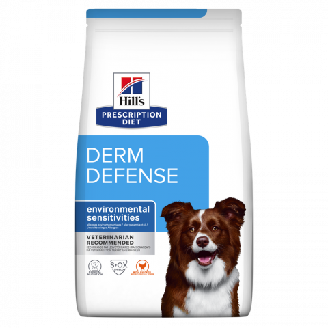 HILLS PD - Hill's PD Canine Derm Defense 1.5 kg, hrană uscată dietă veterinară pentru câini cu probleme dermatologice