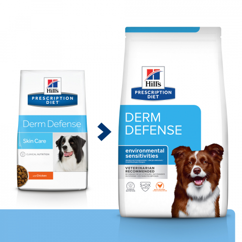 Hill's PD Canine Derm Defense 1.5 kg, hrană uscată dietă veterinară pentru câini cu probleme dermatologice [3]
