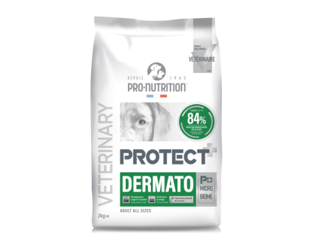 STOC FURNIZOR - Pro-Nutrition PROTECT Dog Dermato 2kg – dietă veterinară pentru piele sensibilă