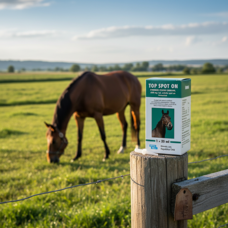 NOUTATI - Top Spot-On Stronger for Horses 25 ml, antiparazitar cai pentru căpușe, țânțari și tăuni