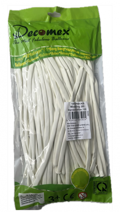 Baloane Modelaj 260 White [1]