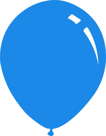 Baloane latex - STANDARD - Standard-Medium Blue