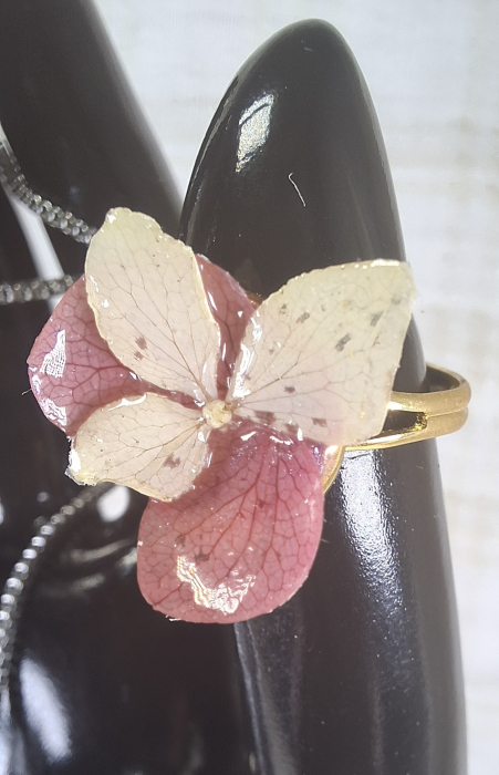 Lantisor si inel  'hortensie' [7]