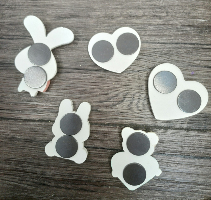Magneți de frigider 'Hug Me', din ceramica , lucrati si pictati manual. [5]