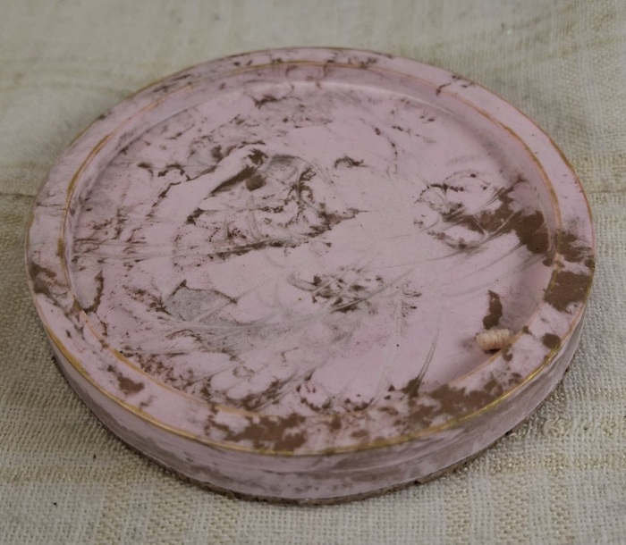 Set decorativ de Craciun - 'Melting Cupcake' - lumanare plus suport din ceramica [9]